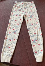 Hanna Andersson Size 6-7 120cm Kid Striped 100 Organic Cotton Pajama Pant 844