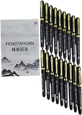 Gel Ink Rollerball Pens, Black Ink, Bold Point 1.0Mm, 18 Pack
