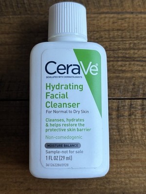 CeraVe Hydrating Facial Cleanser For Normal To Dry Skin Moisture Balance 1 Fl Oz