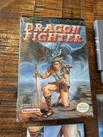 Nintendo NES CIB - Dragon Fighter - Rare game by SOFEL - MINT manual - complete 