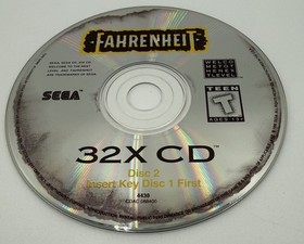 Fahrenheit Sega 32X (1995) CIB Complete