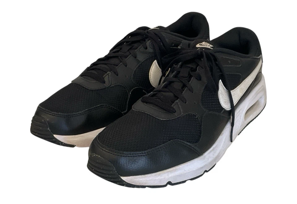 Nike Air Max SC Mens Running Sneakers Size 14 Black White CW4555-002 - Image 2 of 4