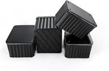 Heavy-duty Rubber Lift Blocks 8000lbs Capacity Non-slip 4 Pack