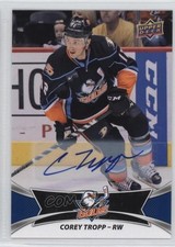 2016-17 Upper Deck AHL Auto Corey Tropp #91 Auto 2fn