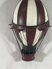 Vintage Hot Air Balloon Metal Wall Hanging