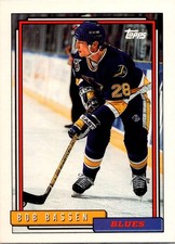 1992-93 Topps #454 Bob Bassen St. Louis Blues