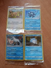 Lot 4 cartes Pokémon calendrier de L’avent Stamp flocon neige (Scellé) 🇨🇵