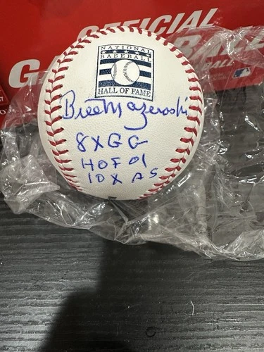 Bill Mazeroski Signed Hall Of Fame Baseball With Inscriptions
