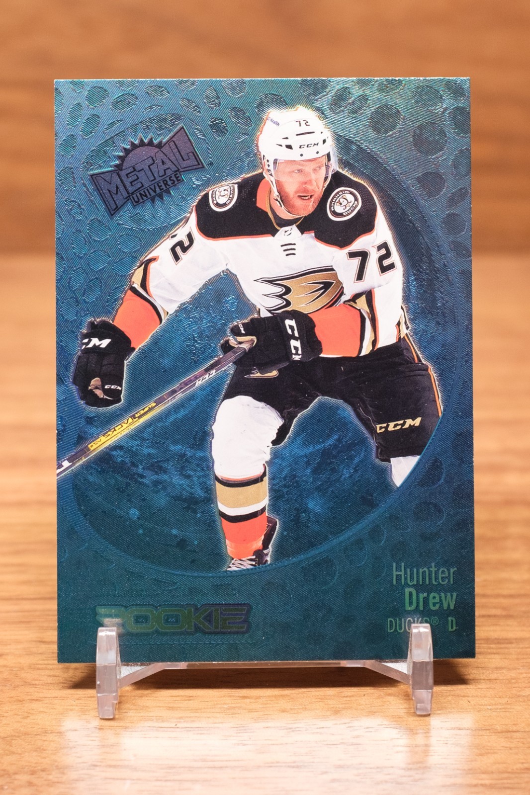 2022-23 Skybox Metal Universe Blue Spectrum FX Rookie #176 Hunter Drew