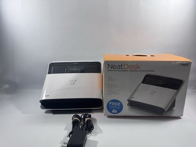 Neat NeatDesk Desktop Scanner & Digital Filing System - White Model ND-1000