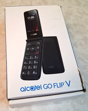 Alcatel Go Flip V 4051S Black Verizon No Sim Card Cellular Flip Phone Works S4