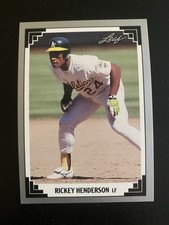 1991 Leaf - Rickey Henderson #101