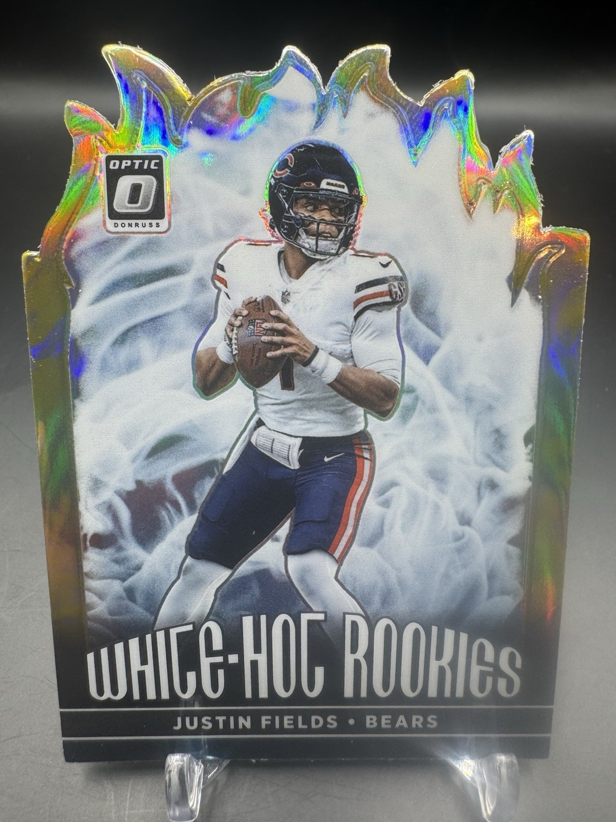 Justin Fields Panini Donruss Optic White Hot Rookies #WHR2 Gold