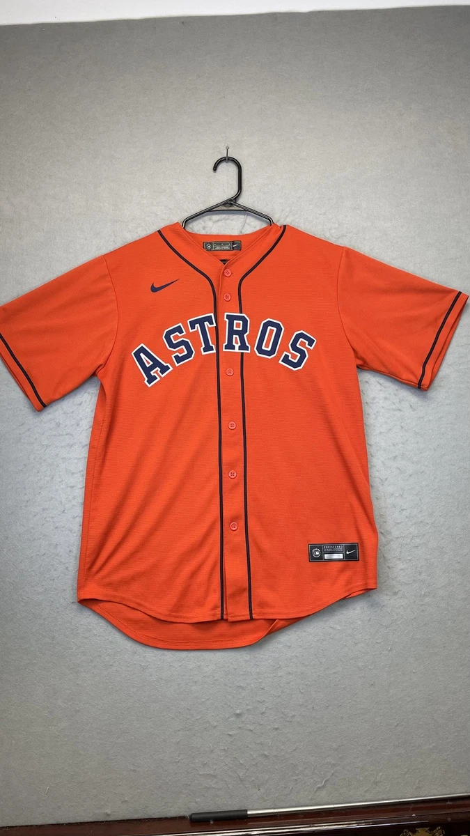 NIKE ASTROS MLBベースボールシャツ　S訳あり新品 Houston Astros Mens Nike Replica ORANGE City Connect Jersey - 17325308