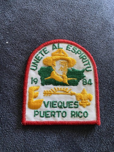 Boy Scout Patch - Baden Powell - 1984 Puerto Rico