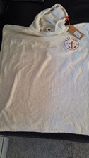 Adenauer&Co Poncho Badeponcho Gr.7-8 Gr.128 Frottee Neu mit Etikett Beige