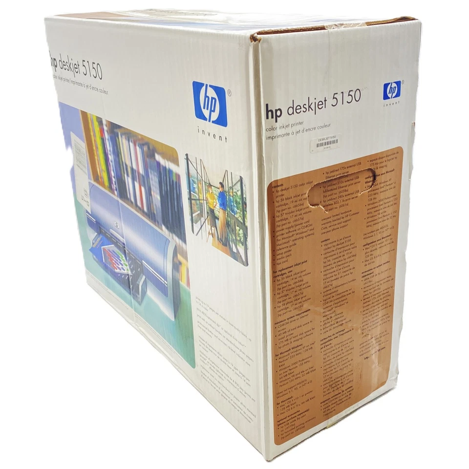 HP Deskjet 5150 Color Inkjet Printer  NEW - Image 3 of 3