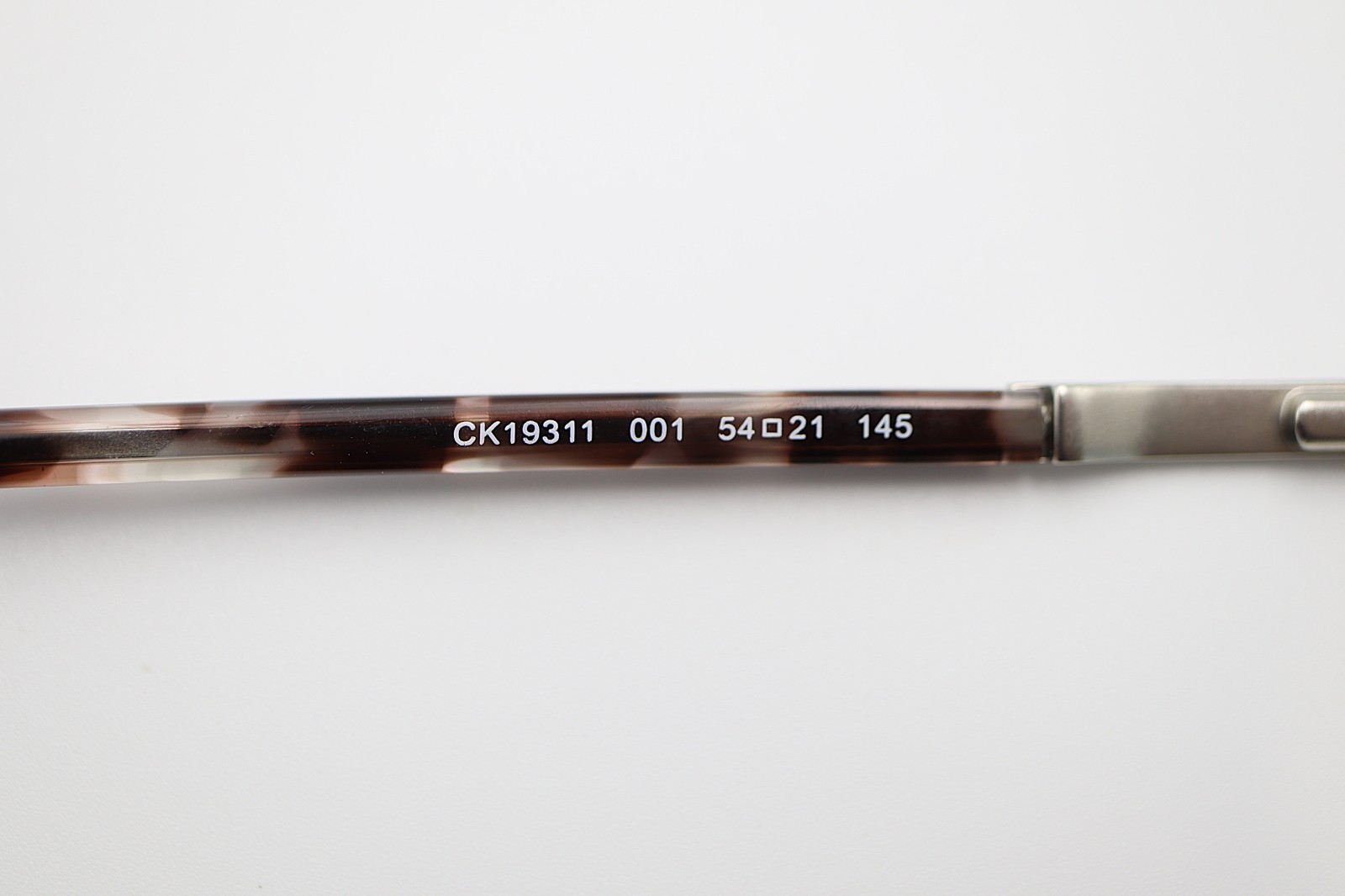 CALVIN KLEIN CK19311 001 Matte Black - Silver 54-21-145 Frames Flex Hinges P222 thumbnail 10