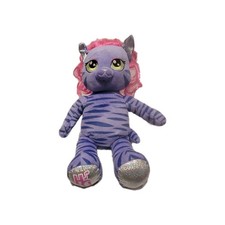 RARE Build A Bear Honey Girls Teegan HG Tiger Cat 18" Plush Pink Purple Hair