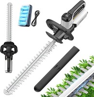 Akku Heckenschere 56 Cm MesserläNge Ergonomischer Griff 2,0Ah Akku Cordless