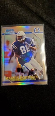 2001 Bowman Chrome - 1996 Design Rookie Refractors Marvin Harrison #BRC5 G