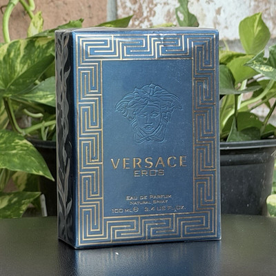 Versace Eros Eau de Parfum Spray Fragrance, Regular Size 3.4 fl oz