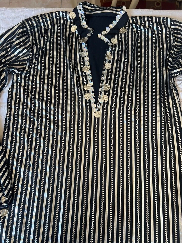 Venta al por mayor 12 egipcio danza del vientre Saidi vestido talla única... - Imagen 3 de 4