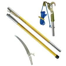 FG-6PKG-1 FG-Series Manual Pole Saw and Tree Pruner with Two 6-Foot Fiberglas...