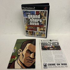 Grand Theft Auto: Liberty City Stories (Sony PlayStation 2, 2006) PS2 CIB W/ Map