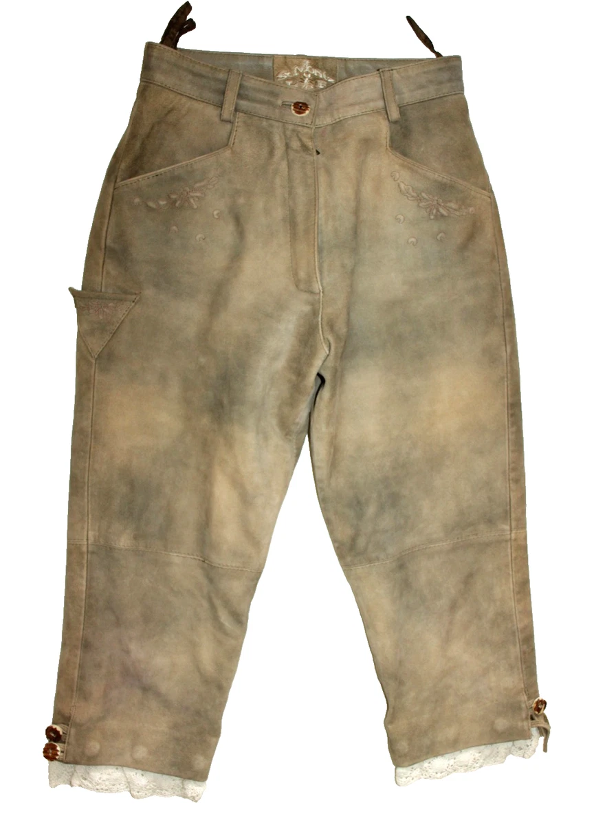 Adisno Lederhosen,Lederhosen Oktoberfest,Lederhose Uomo,Pantaloni Oktoberfest Uomo,CostumeBavarese,Marrone,S