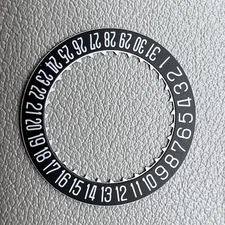 2 PIECES Black Date Disk Wheel Date Wheel Date At 3 for Miyota 9015 Movement