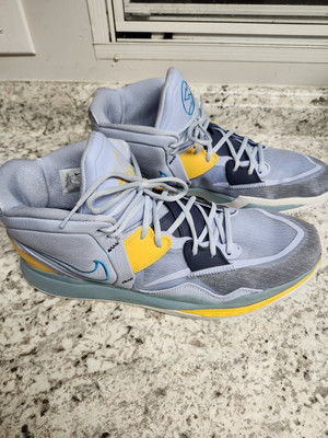 Nike Men s 16 Marine Blue Yellow Kyrie Infinity Basketball Sneakers CZ0204-501