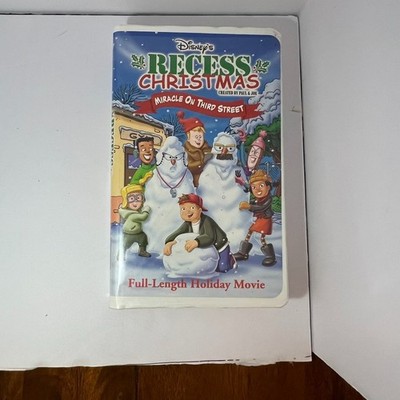 Recess Christmas: Miracle on Third Street (VHS 2001, Clamshell) 