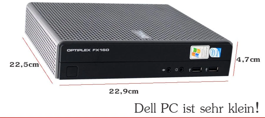 KLEINER COMPUTER FX160 80GB FESTPLATTE 2GB RAM RS-232 VGA DVI WINDOWS XP V33 - Bild 4 von 4