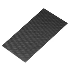 100 x 250 x 2.5mm Carbon Fiber Board Plate Glossy Laminate Plain Weave Panel