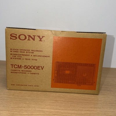 Rare NEW Vintage Sony TCM-5000EV 3 Head System Cassette Recorder