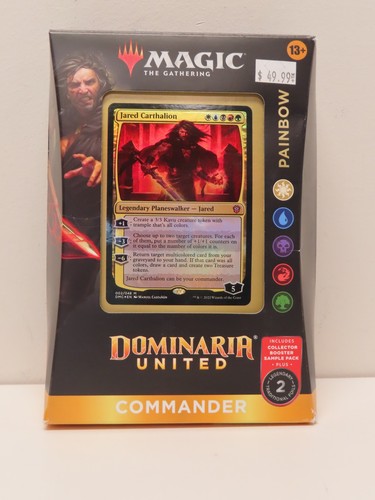2022 Magic The Gathering Dominaria United Commander Deck Painbow Box