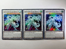 3 x Sternschnuppendrache BROL-DE071 Ultra Rare 1. Auflage YuGiOh Playset NM