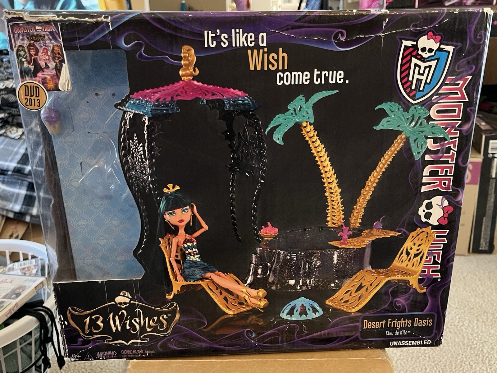 Monster High 13 Wishes Cleo de Nile Playset Desert Frights O