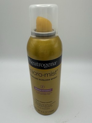 Neutrogena Micro Mist Airbrush Sunless Spray #2 Medium Intensity, 5.3oz