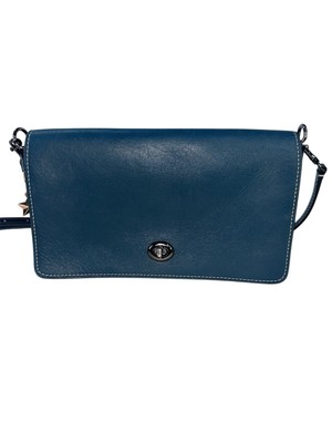 Coach 1941 Dinky Glovetanned Leather Crossbody Cypress Green #20215