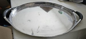 Cosmos by Georg Jensen Sterling Silver Tea Tray No. 251 B 20 1/2" x 14"