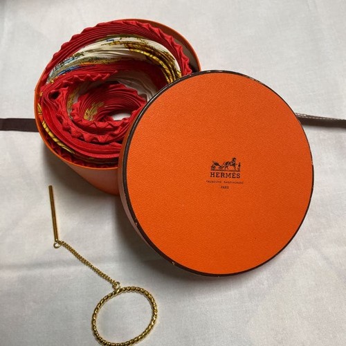 Hermes Pleated Scarf