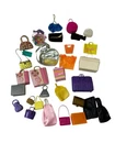 Barbie Doll Accessories Lot Vintage Purses 1 Camera Backpack Tote Bags Lot of 31