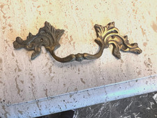 poignée bronze de style LXV tiroir meuble commode longueur 16 cm