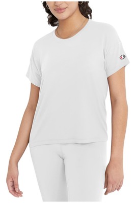 Champion Women's Soft Touch Moisture Wicking Shirt White