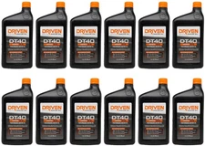 Driven DT40 5W-40 Synthetic Street Performance Engine Oil 1 qt Set of 12 02406