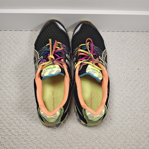 ASICS Gel Noosa Tri 8 Men’s 11.5 Multicolor Neon Running Shoes F821012 Triathlon - Imagen 9 de 11