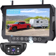Vehicle Backup Cameras 7 inches 1 HD 1080P RV Camera Monitor Compatible