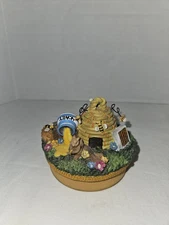 Our America Candle Topper With Honey Bees, Bee Hive And Squirrel New